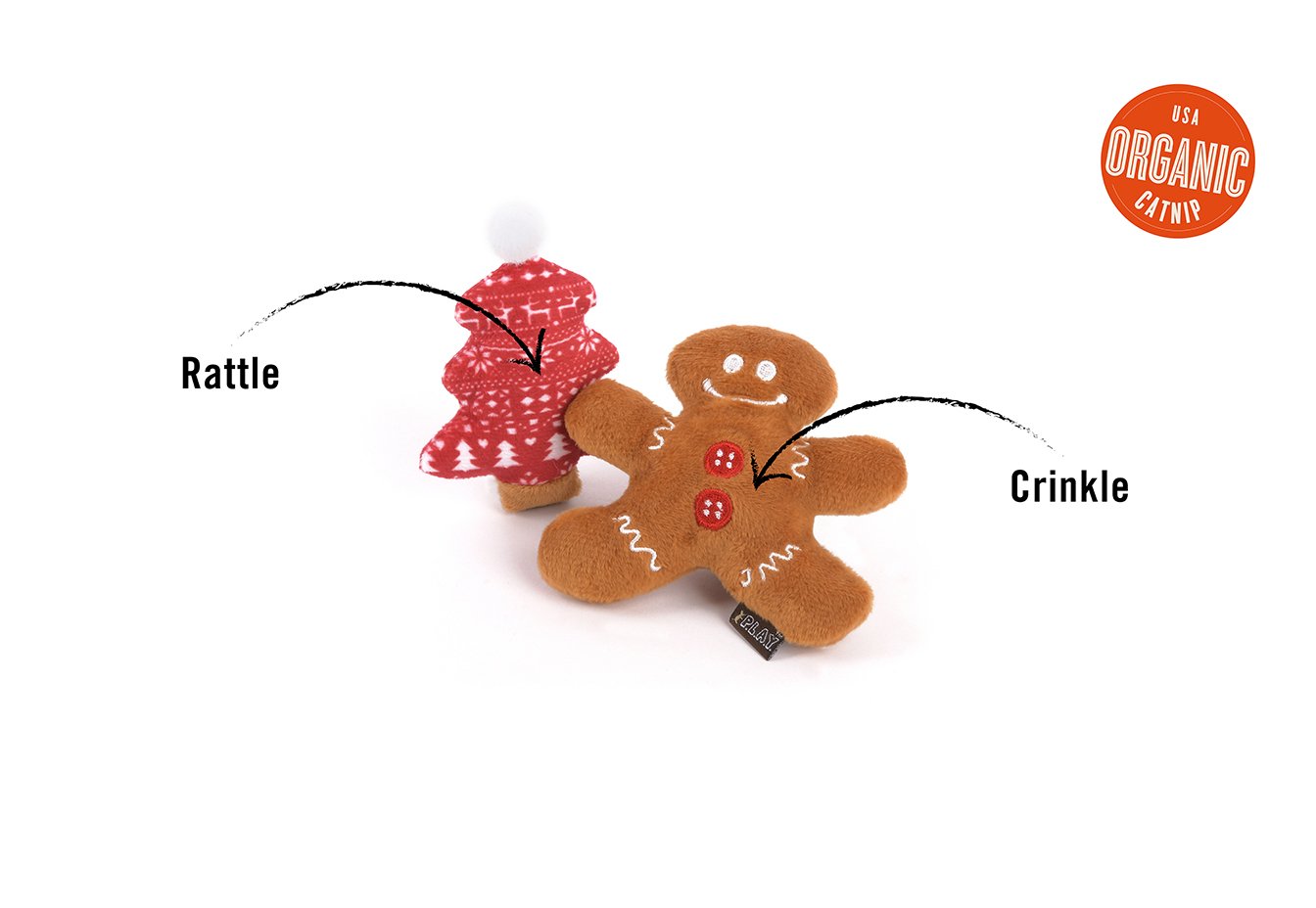 PLAY Feline Frenzy Meowy Christmas Catnip Toys