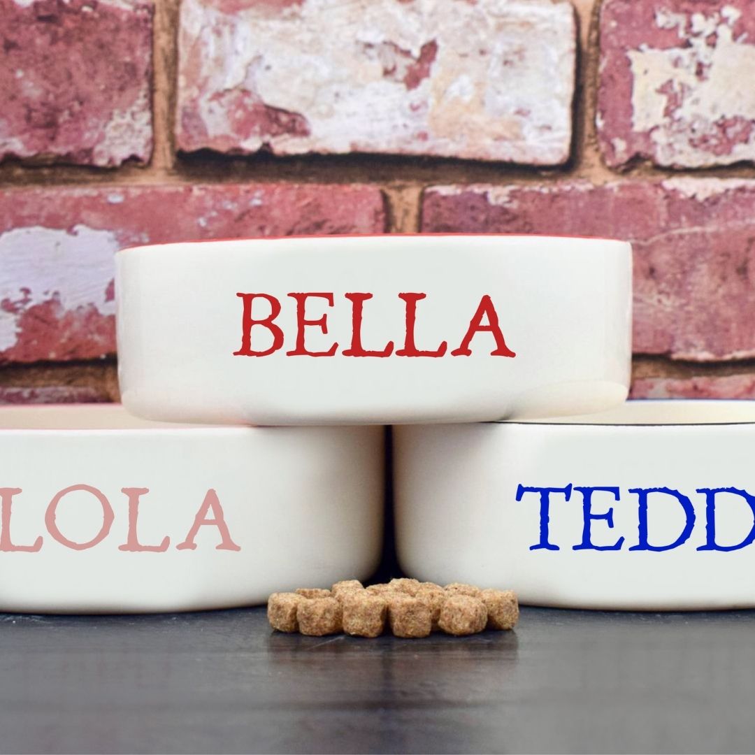 Personalised Stamp Font Design Cat Bowl 2