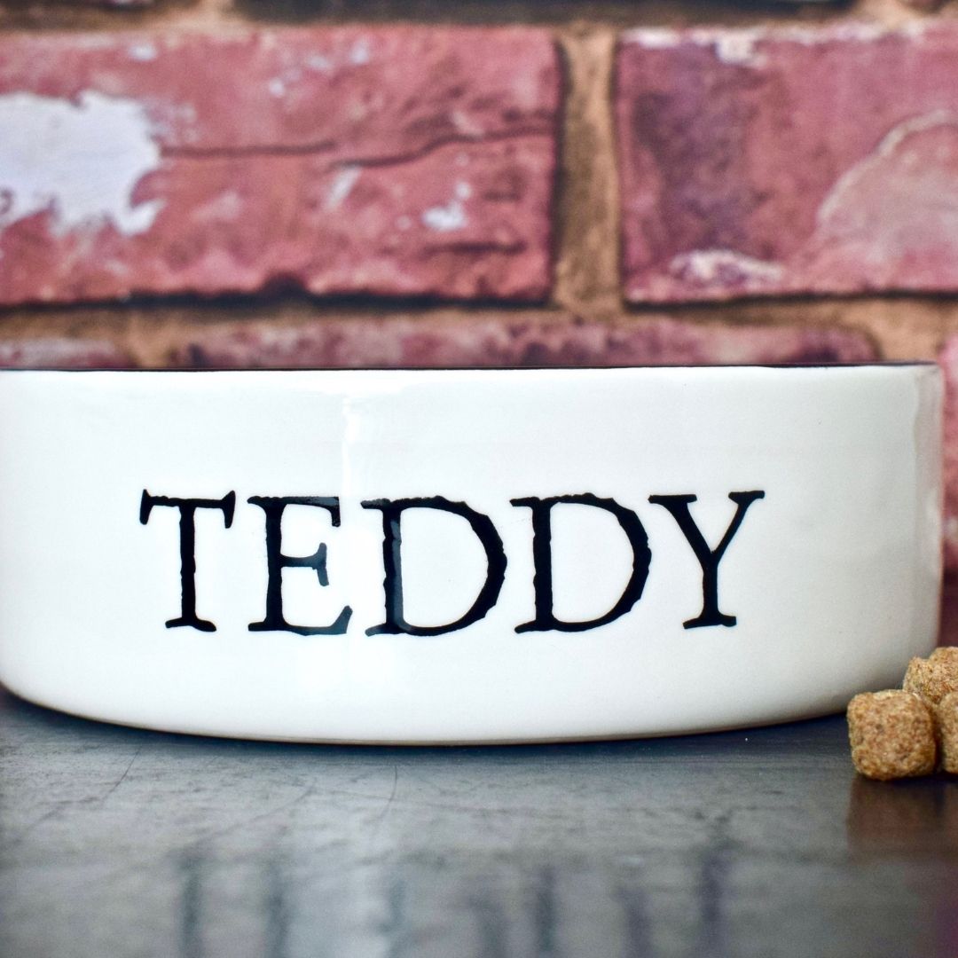 Personalised Stamp Font Design Cat Bowl 3