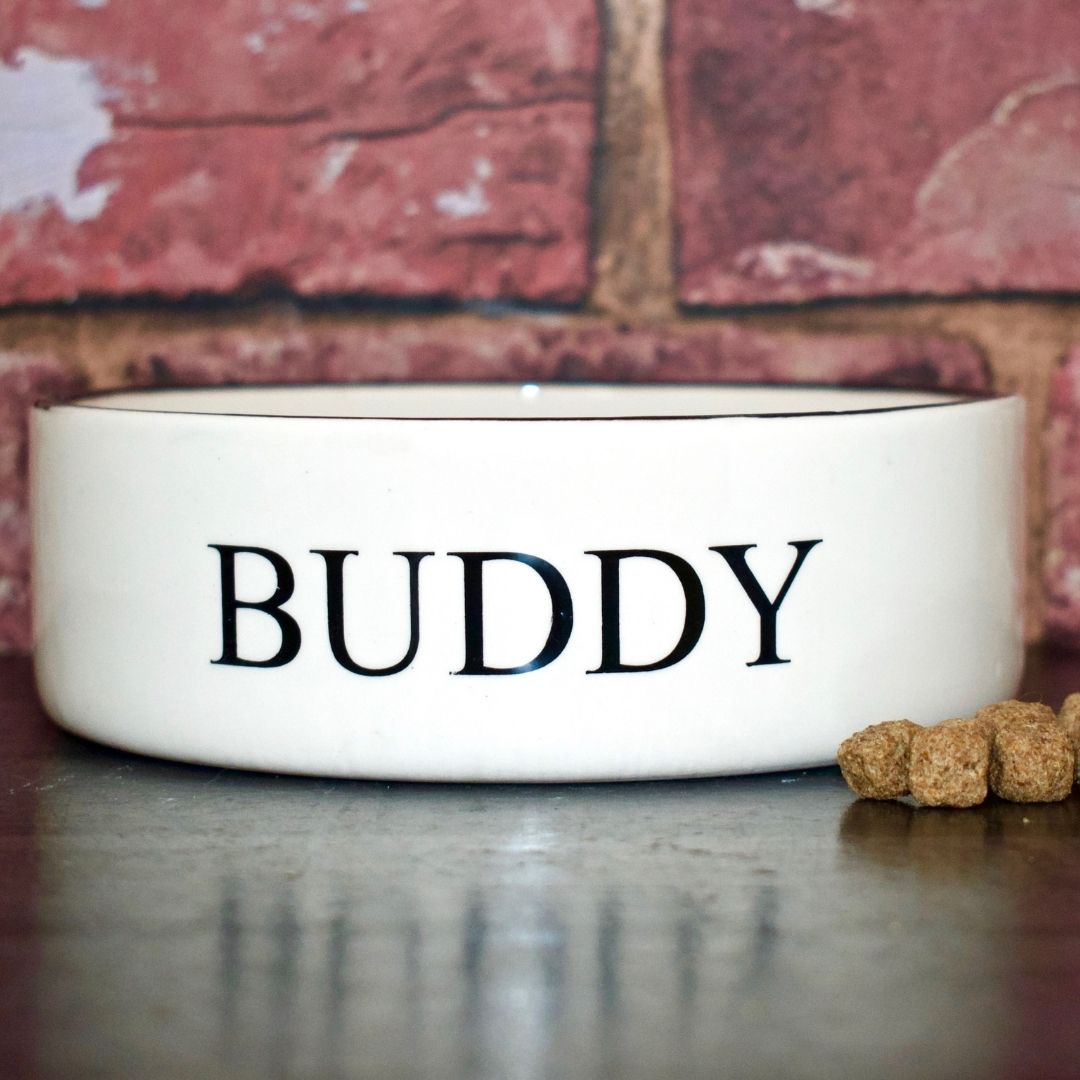 Personalised Stamp Font Design Cat Bowl 5