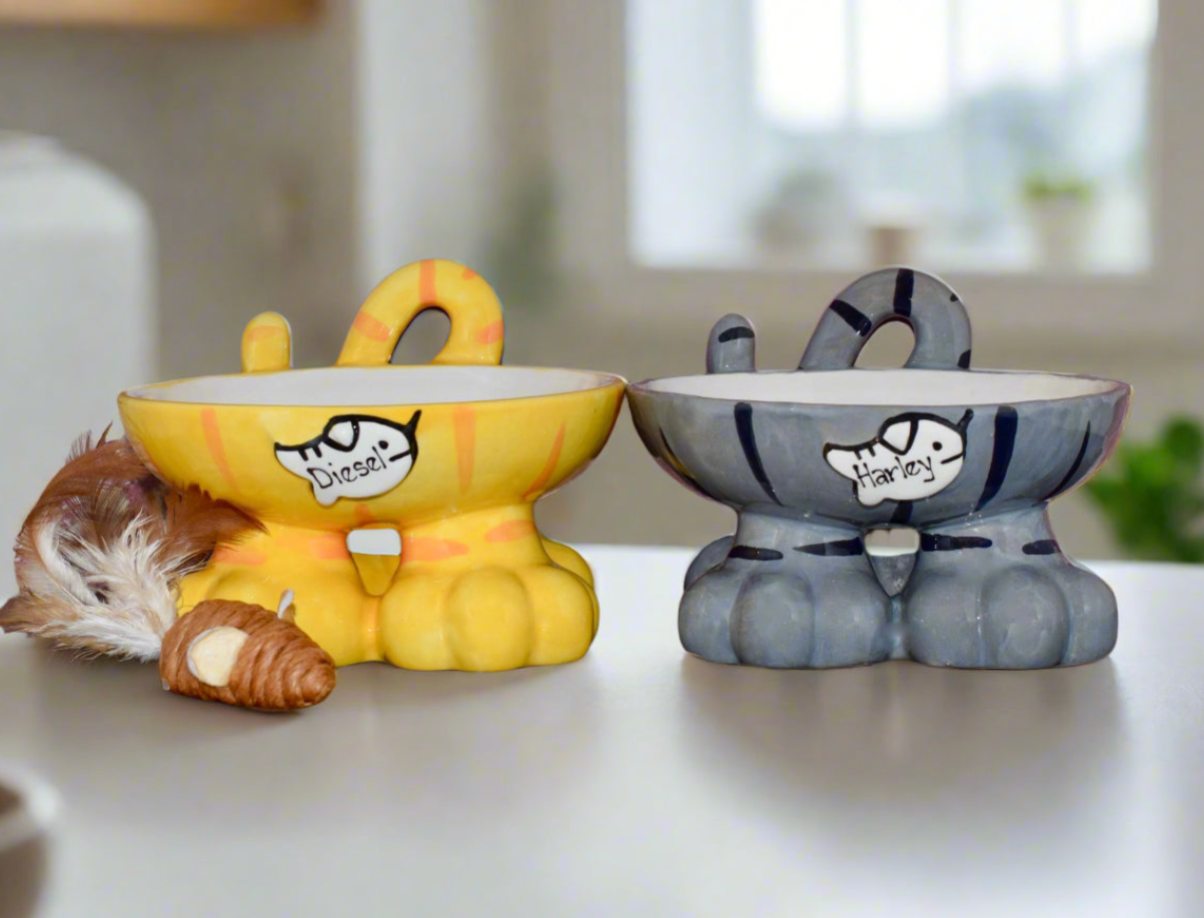 Personalised Cat Legs Bowl