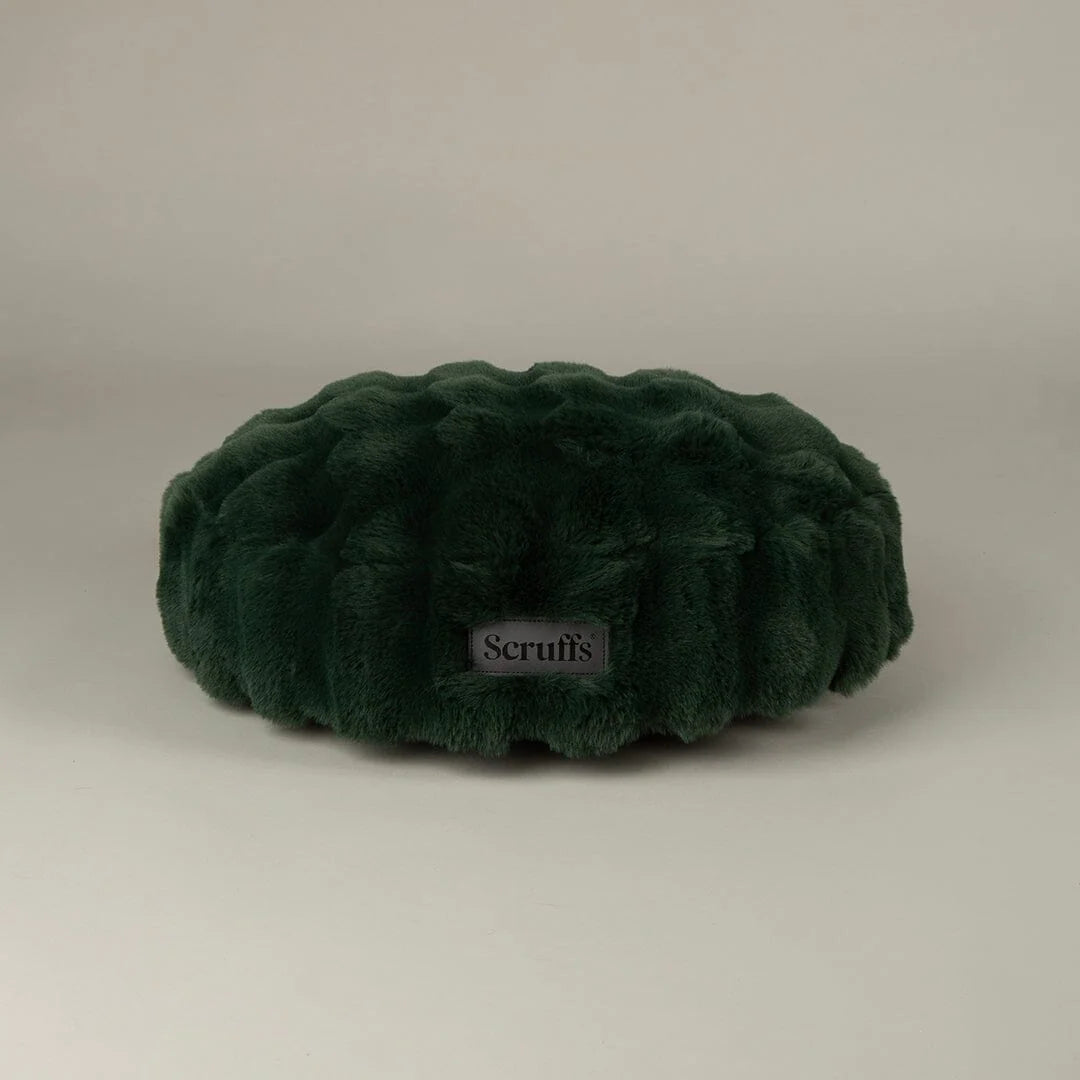 Scruffs Festive Fur Cat Bed - Green