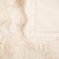 Scruffs Festive Fur Pet Blanket - Cream