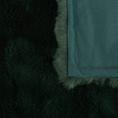 Scruffs Festive Fur Pet Blanket - Green
