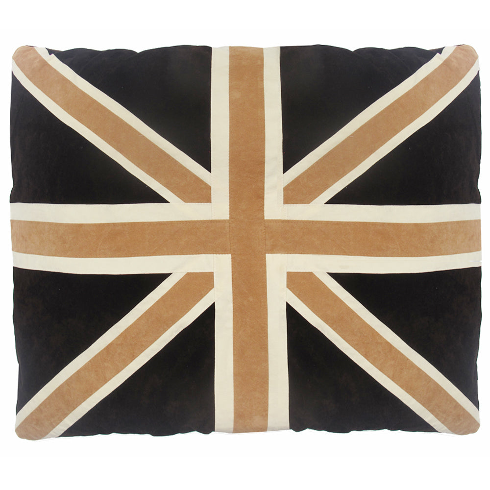 Union Jack Cat Nappa Tan & Brown by Creature Clothes