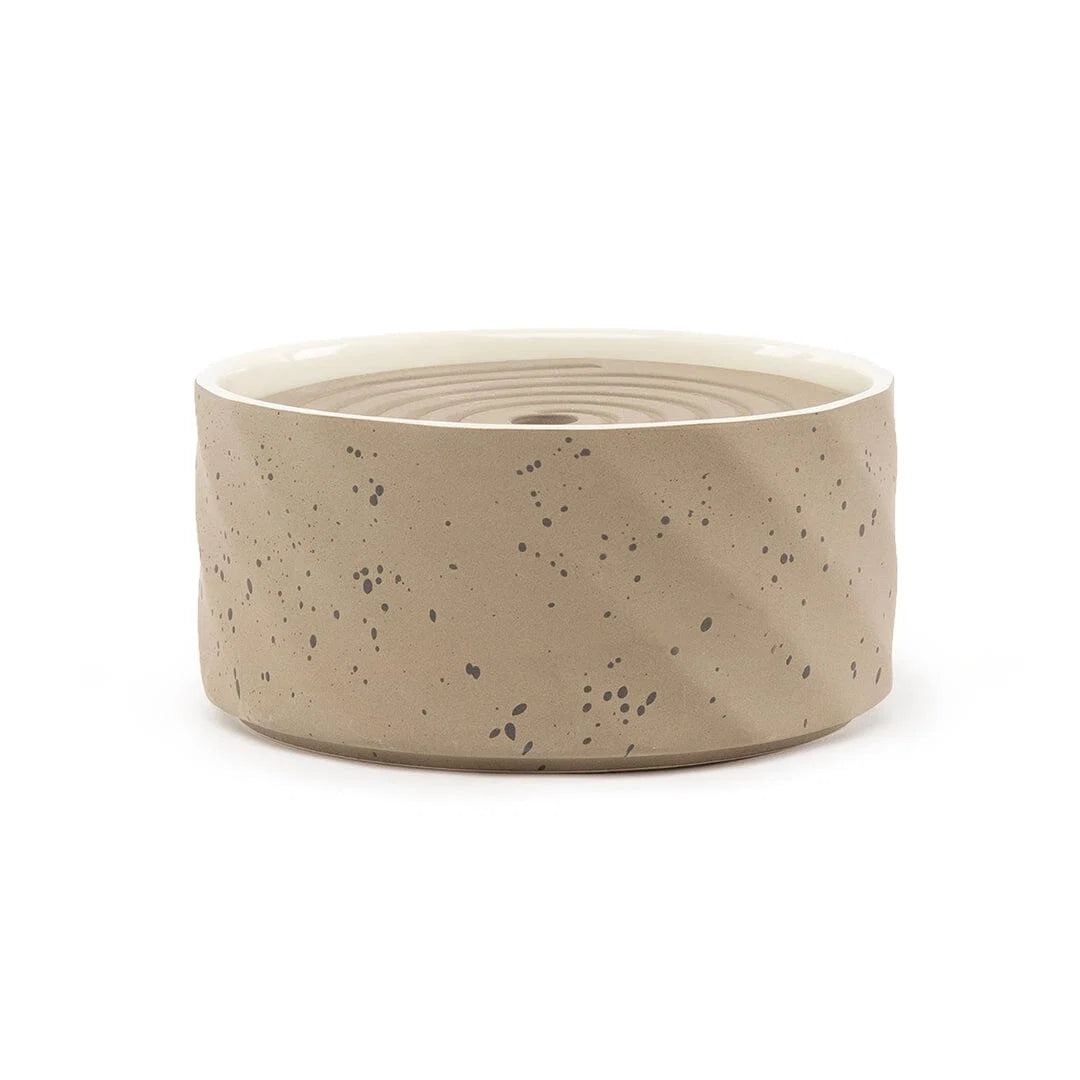 Zen Cat Water Fountain 20cm - Brown