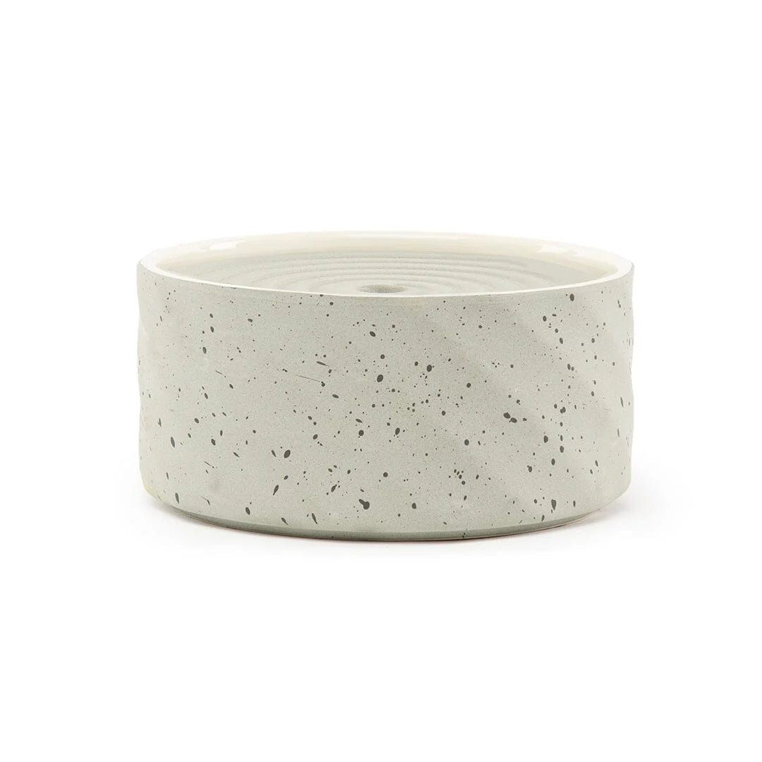 Zen Cat Water Fountain 20cm - Grey