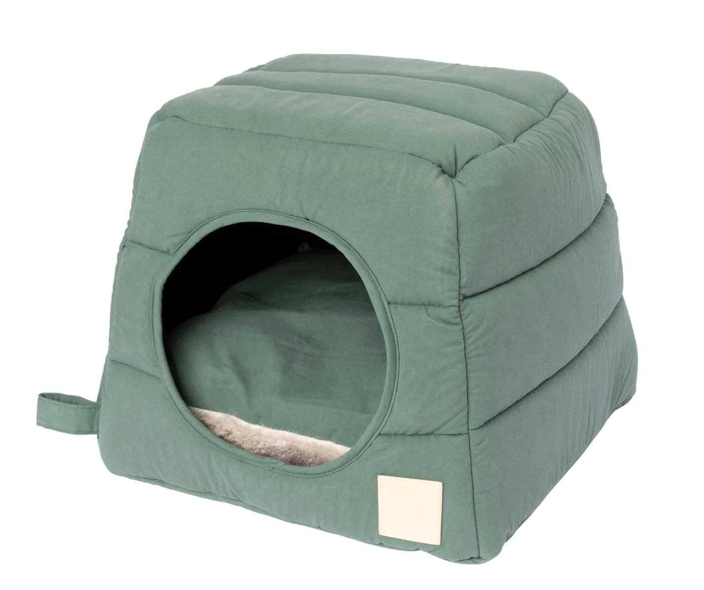 FuzzYard Life Cat Cubby - Myrtle Green