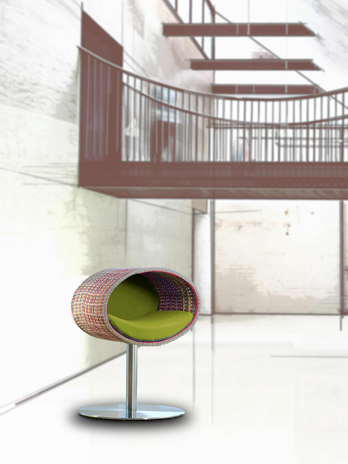 Luxury Rondo Crochet Cat Stand