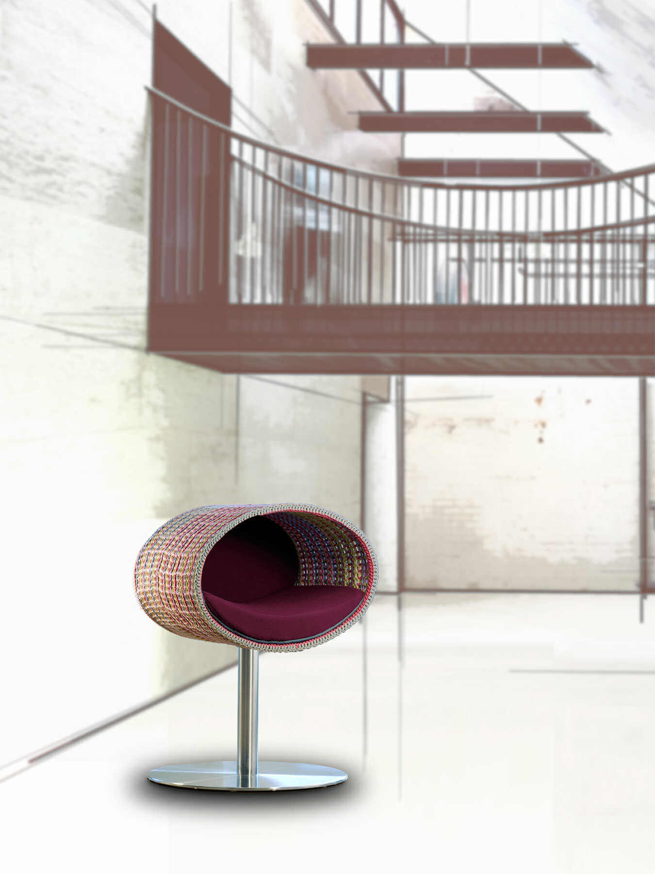 Luxury Rondo Crochet Cat Stand