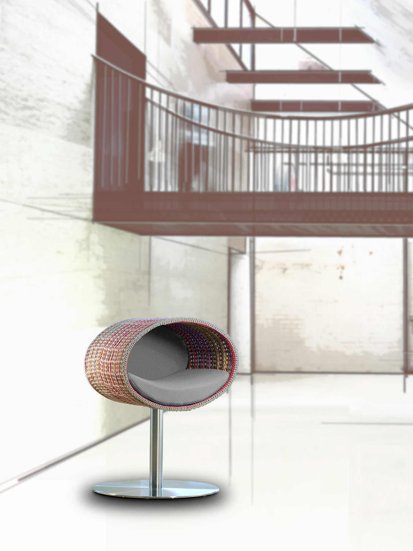 Luxury Rondo Crochet Cat Stand