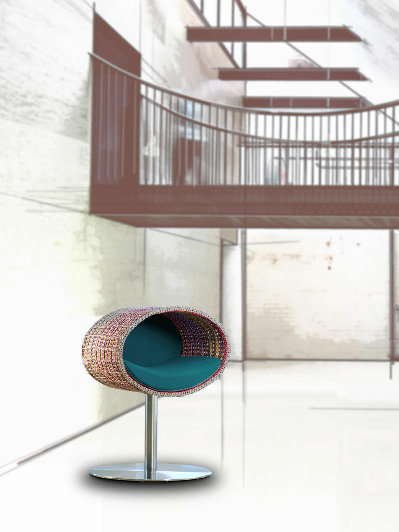 Luxury Rondo Crochet Cat Stand