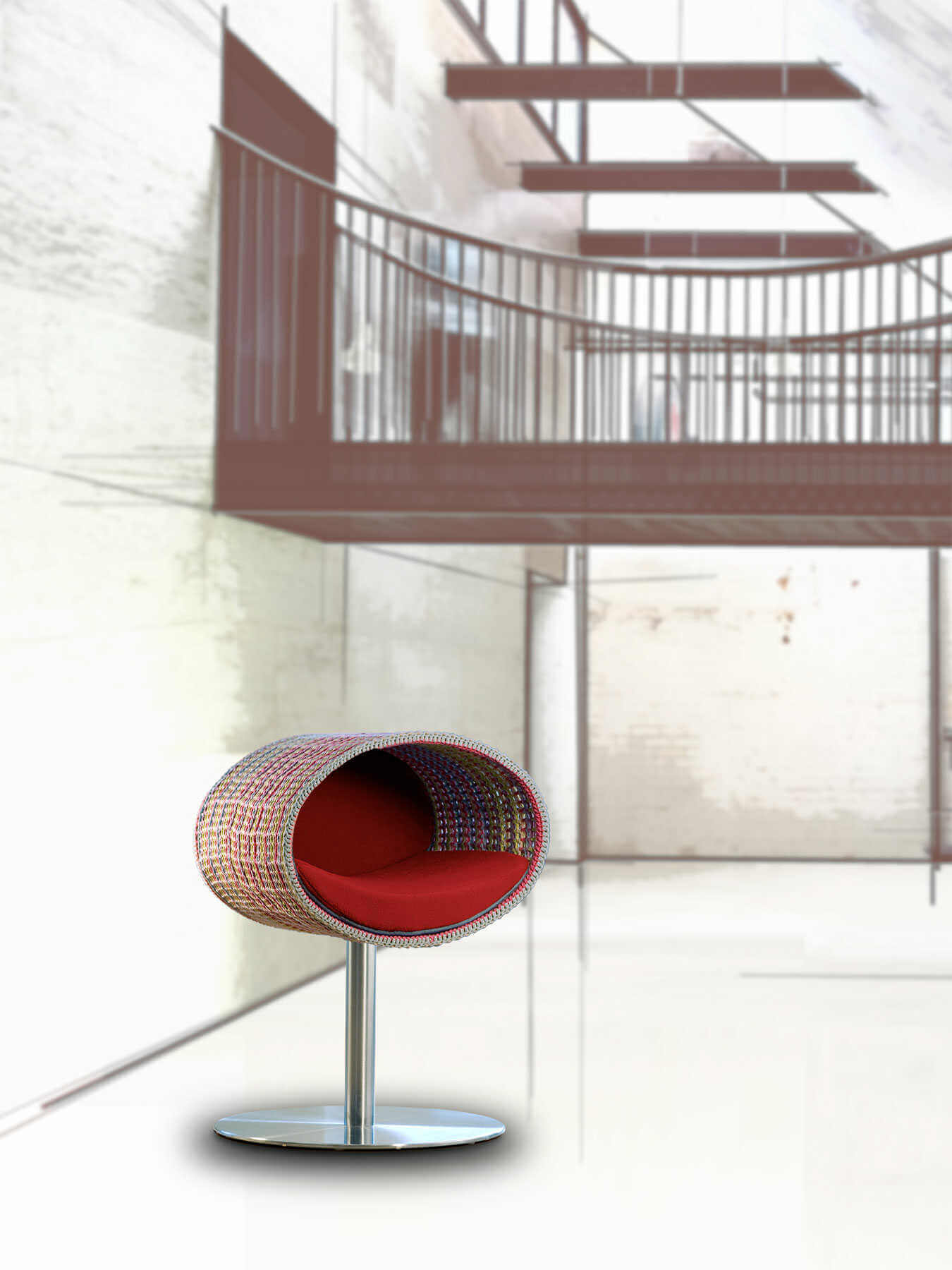 Luxury Rondo Crochet Cat Stand