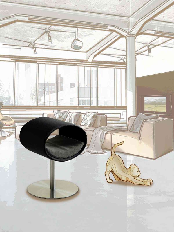 Luxury Rondo Felt Cat Stand