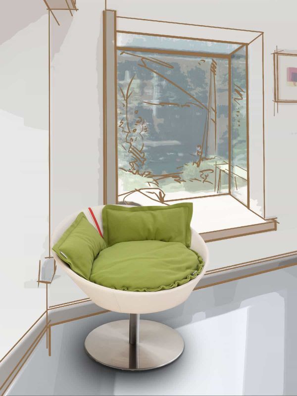 Luxury Cosmo Faux Leather Cat Bed