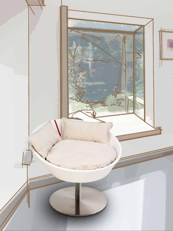 Luxury Cosmo Faux Leather Cat Bed