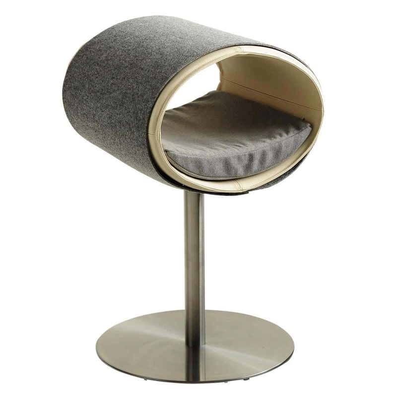 Luxury Rondo Faux Leather Cat Stand