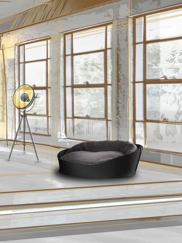 Luxury Arena Felt Fleece Cat Bed