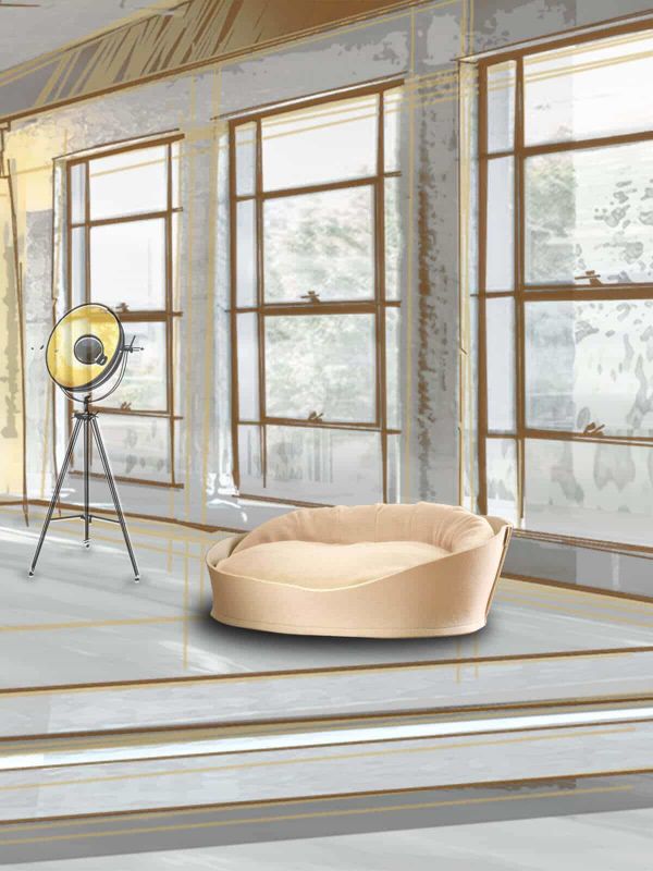 Luxury Arena Felt Fleece Cat Bed