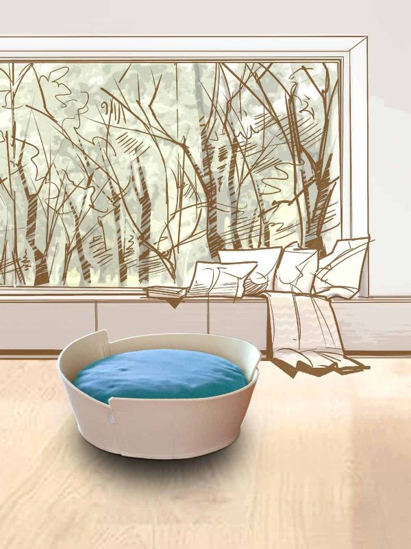 Luxury Lido Felt Cat Bed