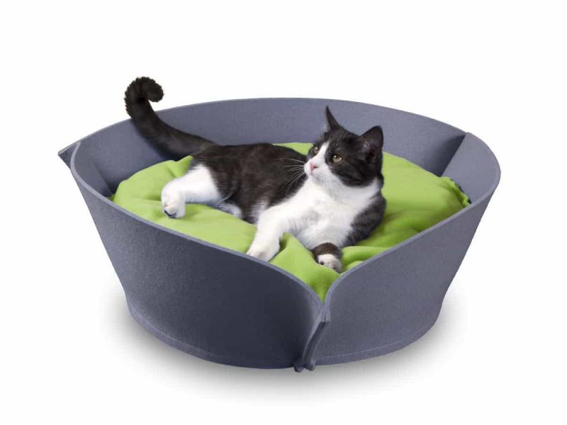 Luxury Nook Felt Cat Bed