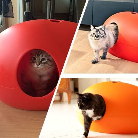 Luxury Red Poopoopeedo Cat Litter Box